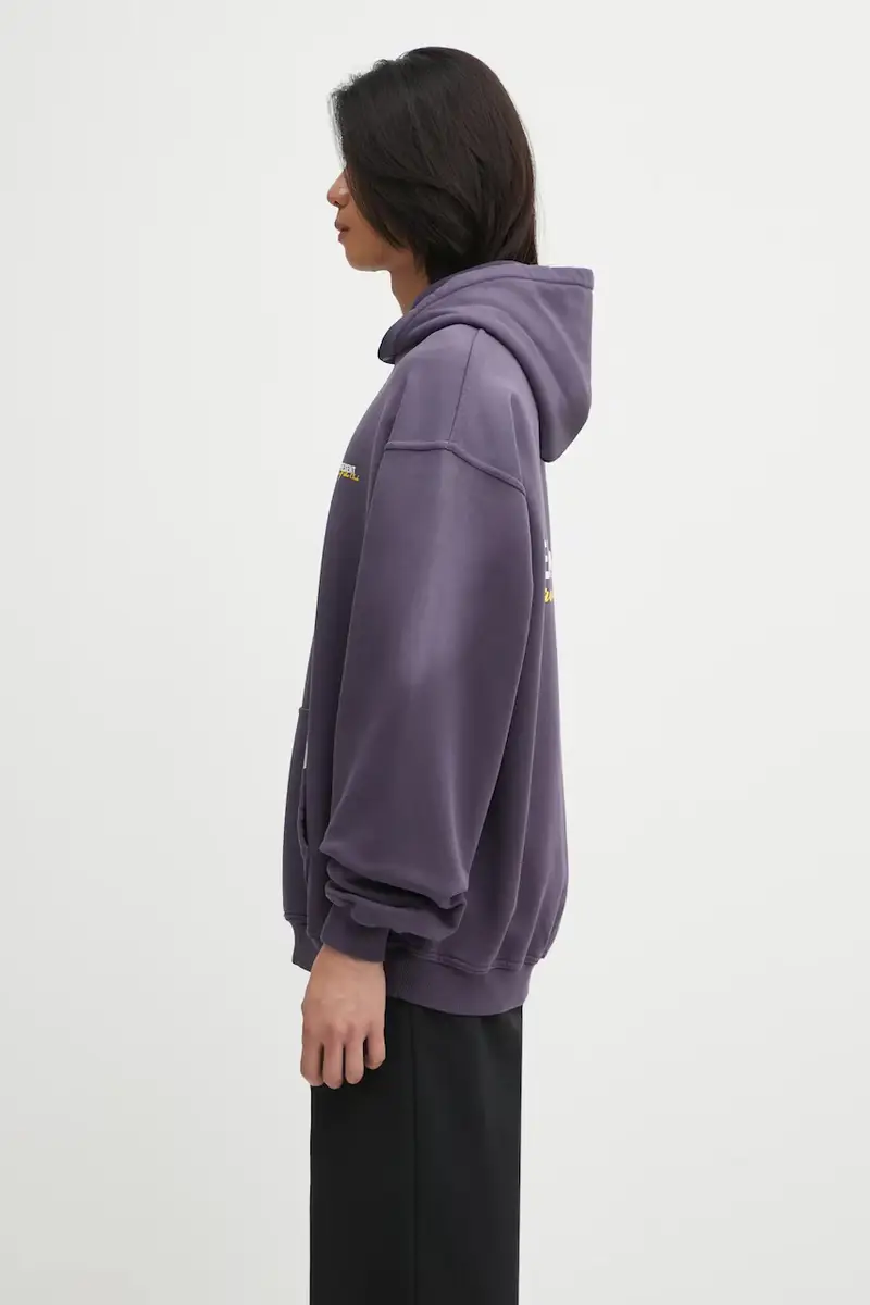 felpa in cotone Patron Of The Club Hoodie uomo colore violetto con cappuccio MLM4270 miniatura 2