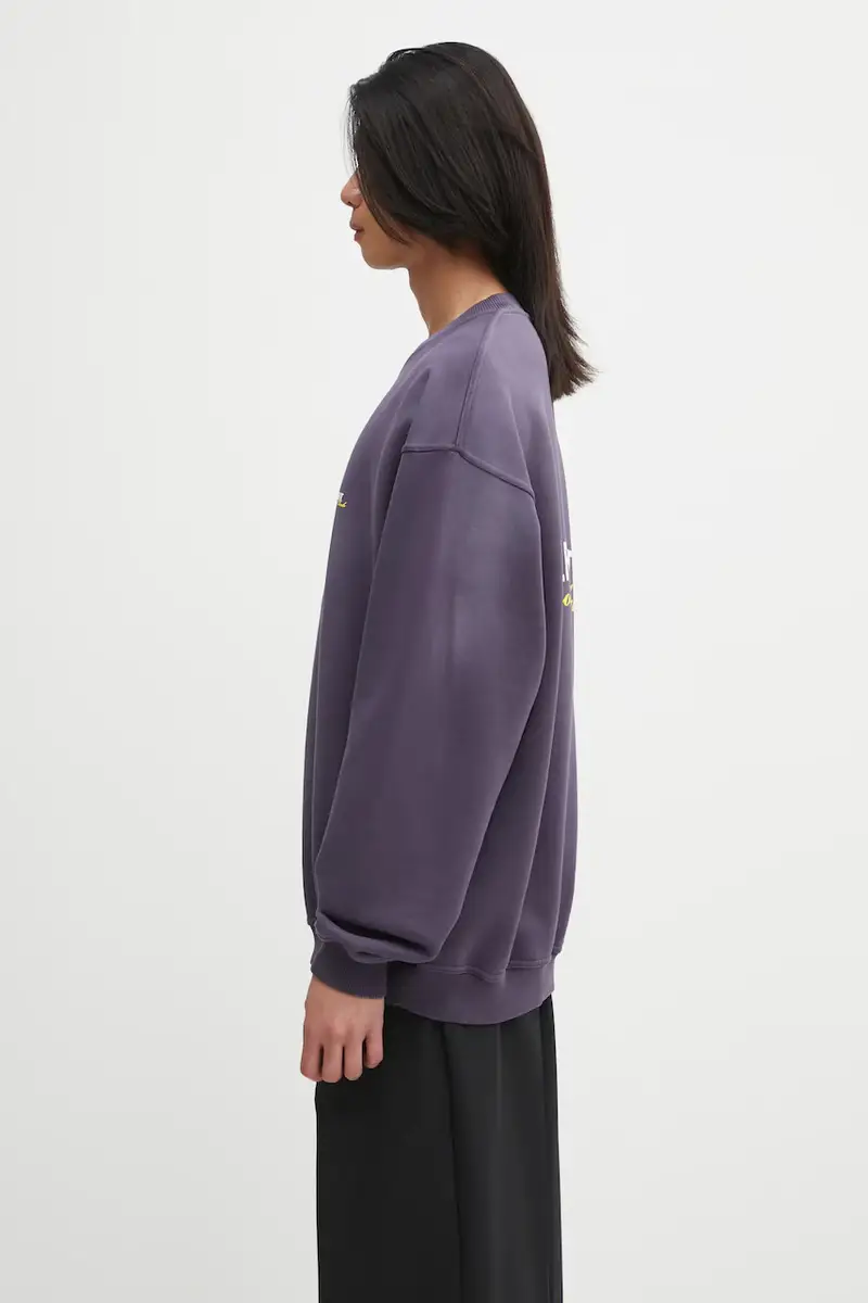 felpa in cotone Patron of the Club uomo colore violetto MLM4272 miniatura 2