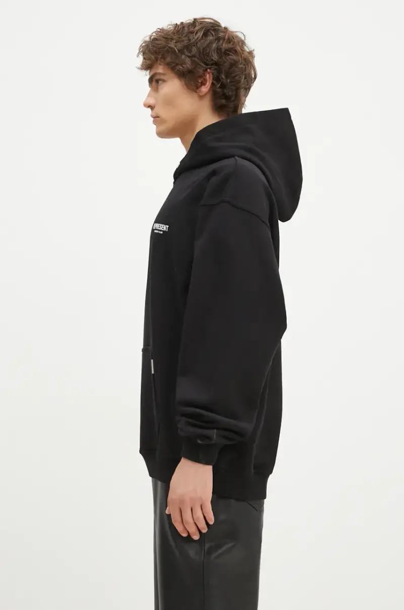 felpa in cotone Represent Owners Club Hoodie uomo colore nero con cappuccio OCM41113.001 miniatura 2