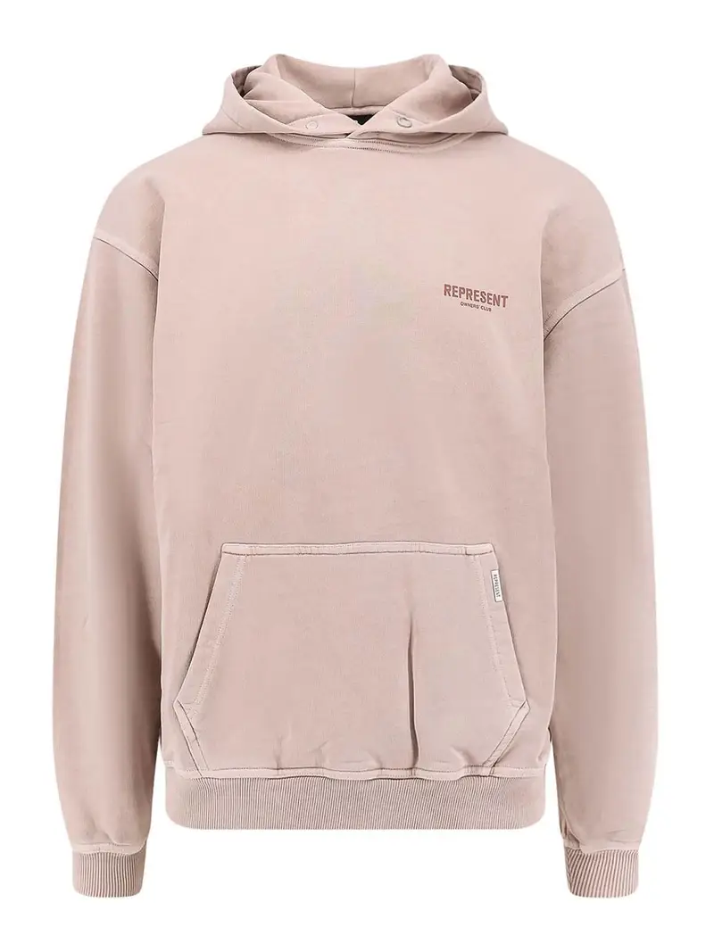 Felpa Owners Club Con Cappuccio In Cotone Viola Chiaro