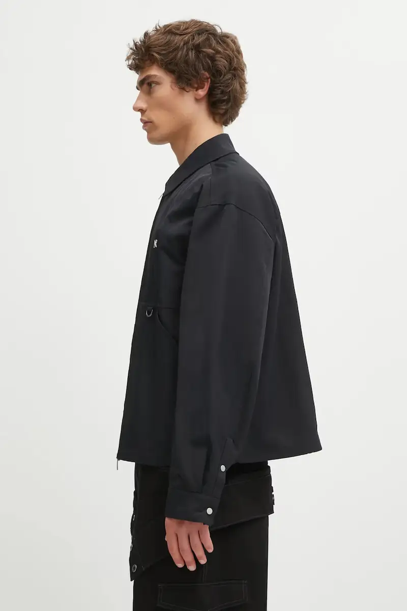 giacca Nylon Shirt colore nero MLM100110 miniatura 2