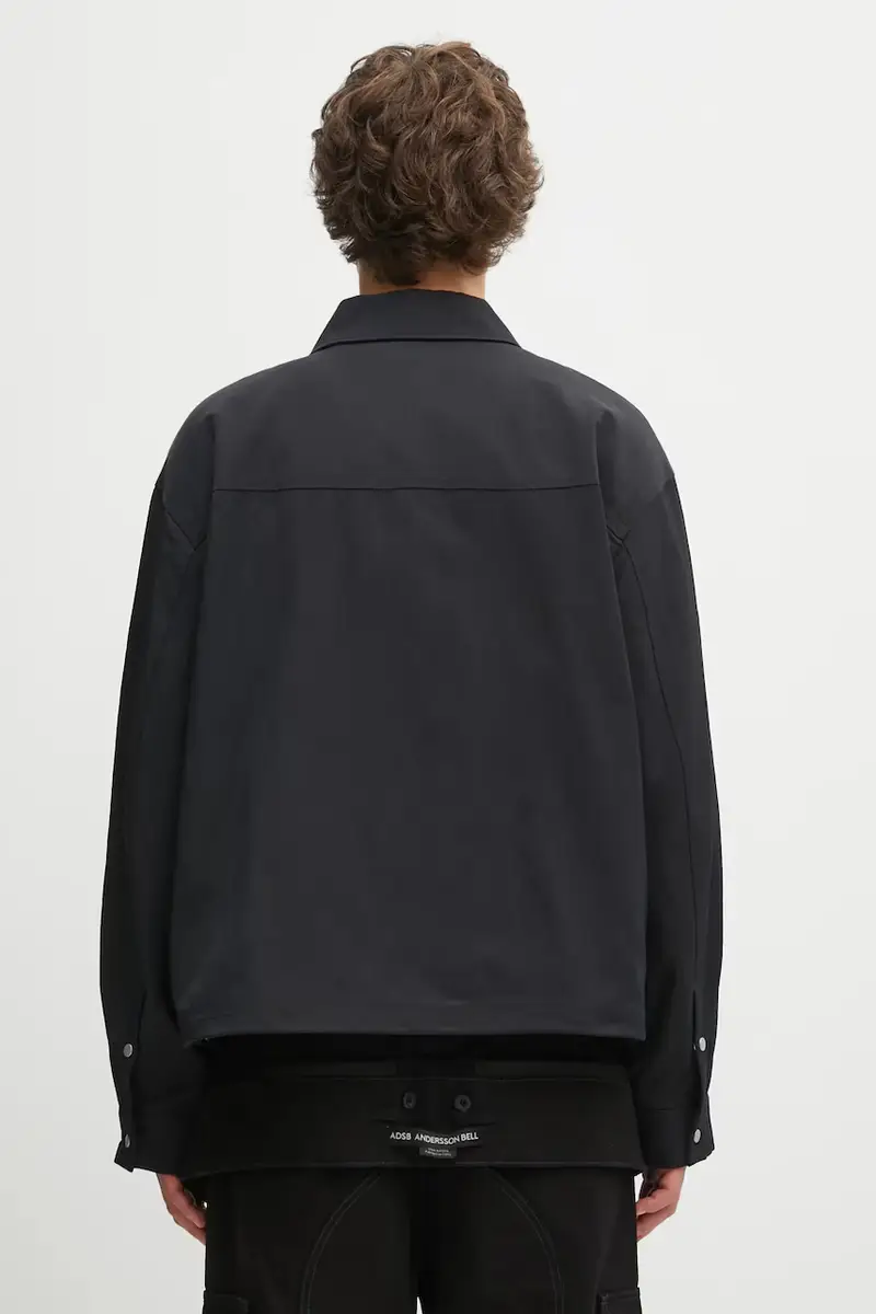 giacca Nylon Shirt colore nero MLM100110 miniatura 3