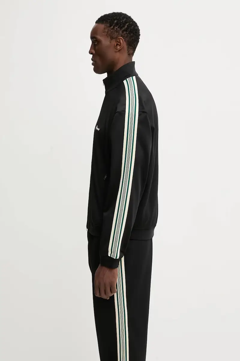 giacca Taped Track colore nero con applicazione MLM100772.01 miniatura 2