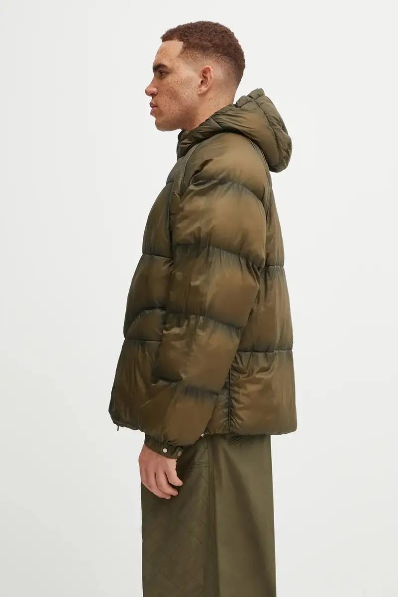 giacca Translucent Hooded Puffer colore verde MLM100120 miniatura 2