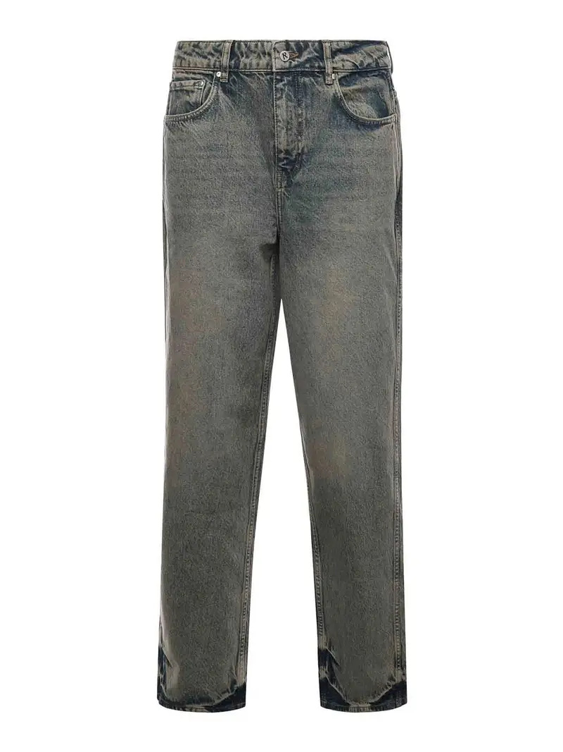 Jeans larghi R3 in denim Blu