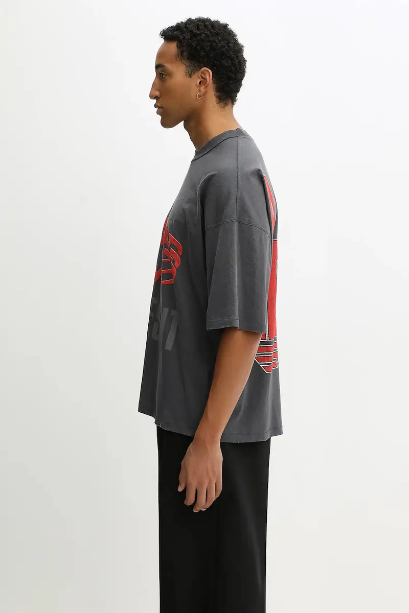 maglietta double face Reversible Living Legacy Falcon uomo colore grigio MLM100679 miniatura 2