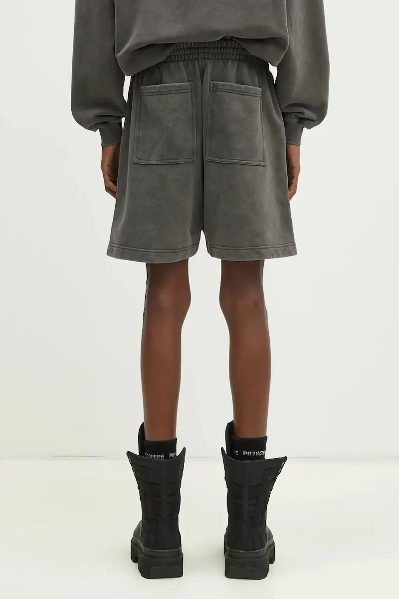 pantaloncini in cotone Owners Club Shorts uomo colore grigio OCM100004.4734 miniatura 3