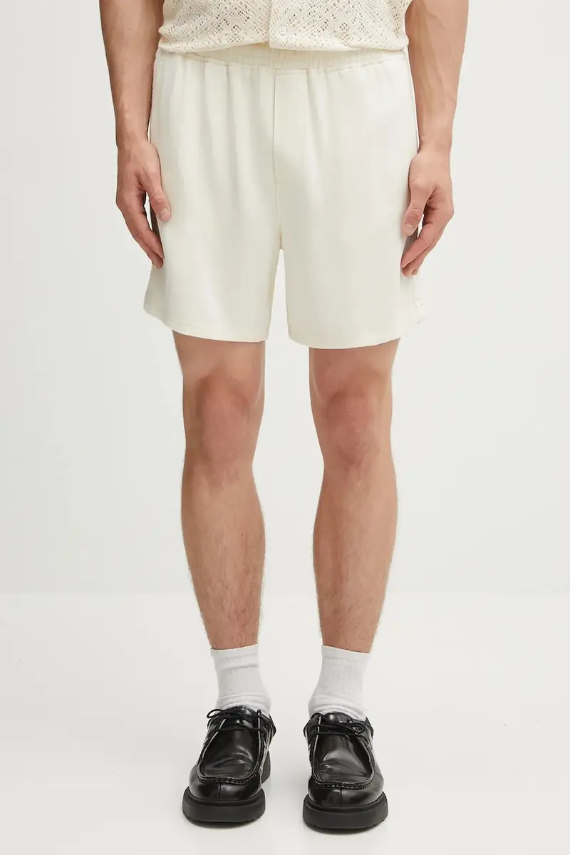 pantaloncini Knitted Panel Short uomo colore beige MLM71023.31
