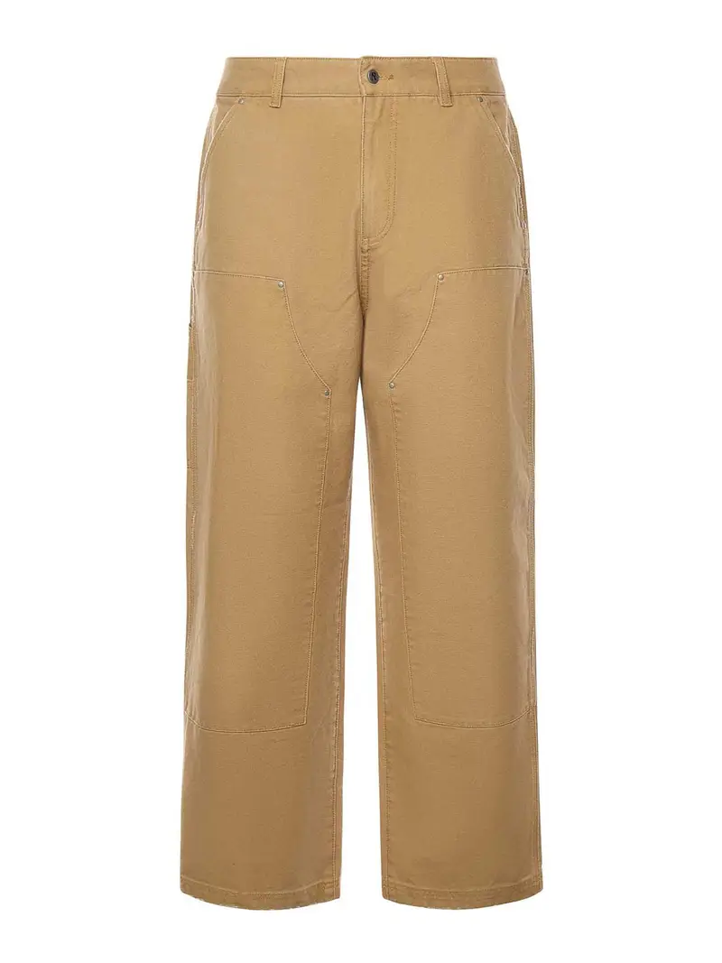 Pantaloni da lavoro in cotone Beige