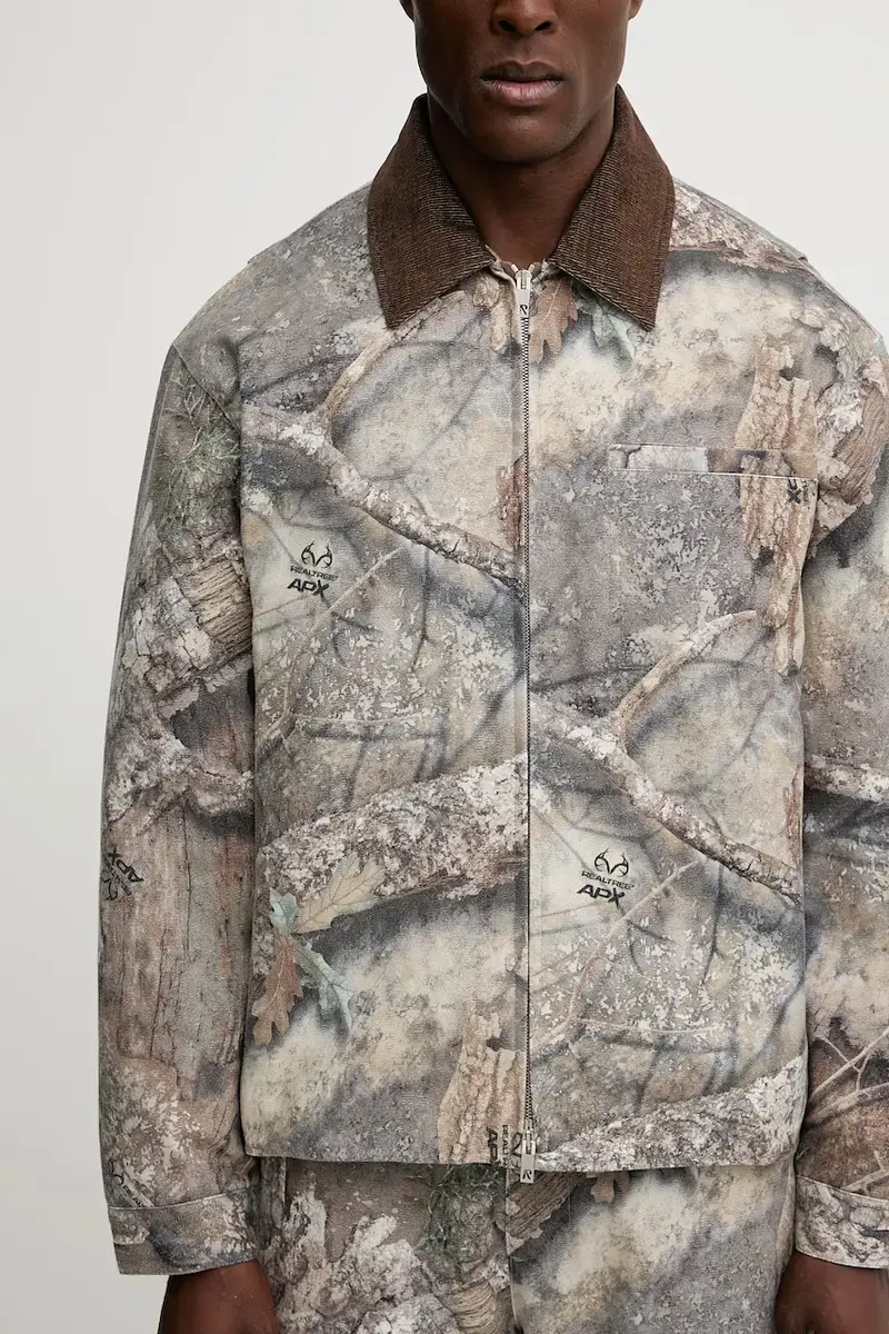 pantaloni in cotone Real Tree Camo uomo colore beige MLM100331.55 miniatura 4