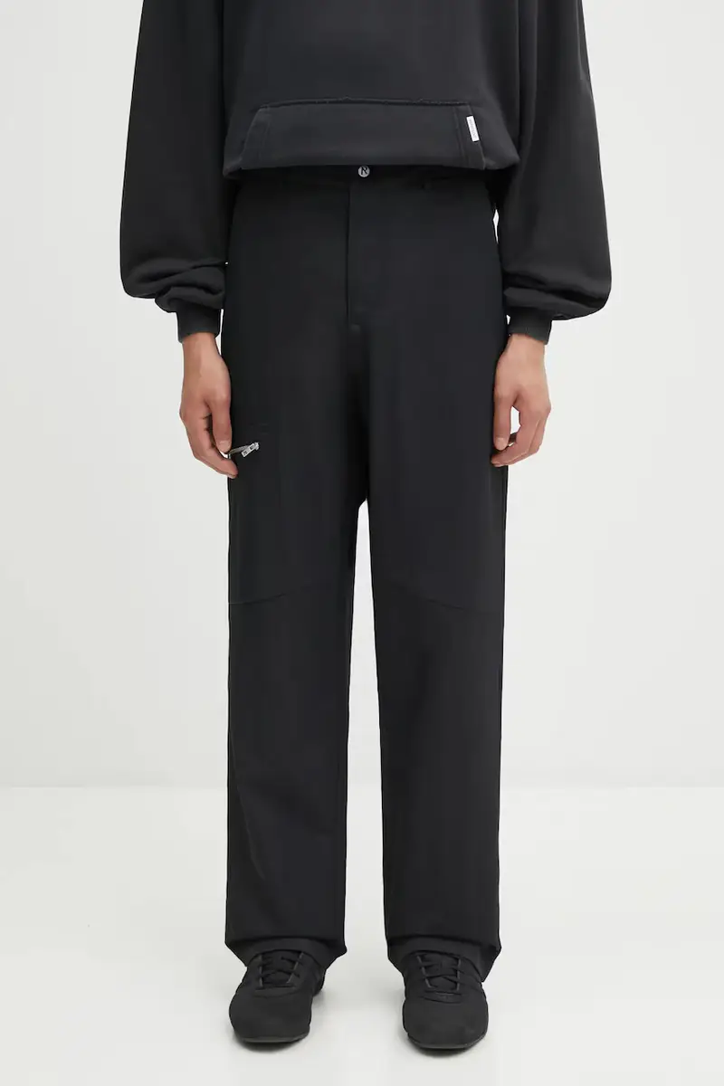 pantaloni Nylon Workwear uomo colore nero MLM100355