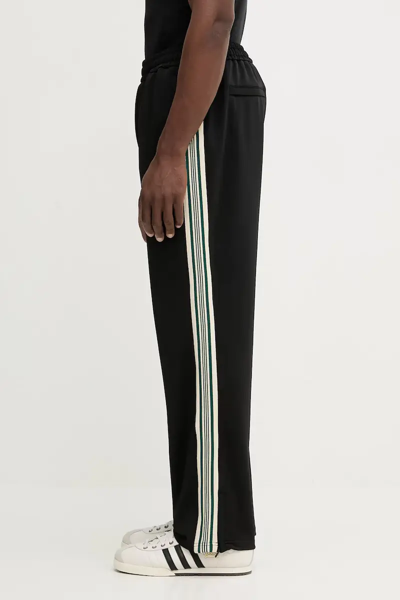 pantaloni tuta Taped Track uomo colore nero con applicazione MLM100774.01 miniatura 2