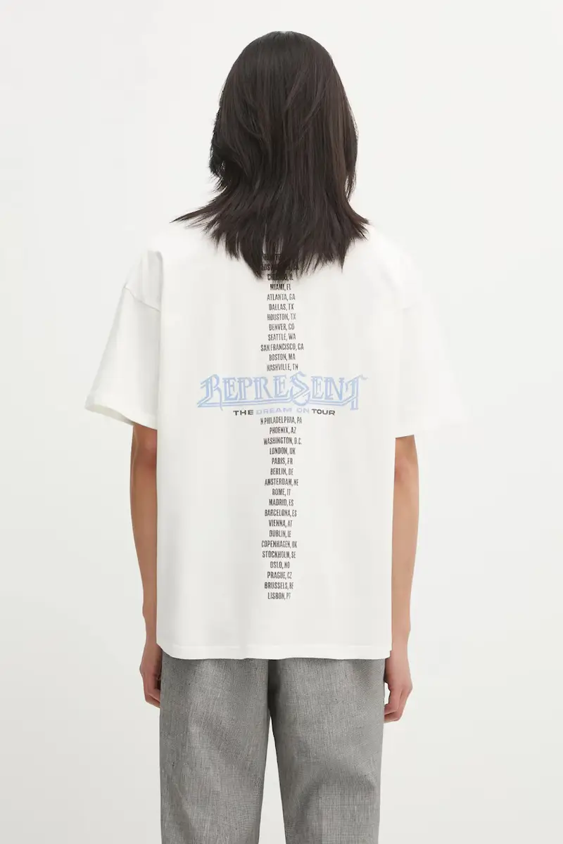 Represent T-shirt Uomo Beige 3816940 miniatura 3