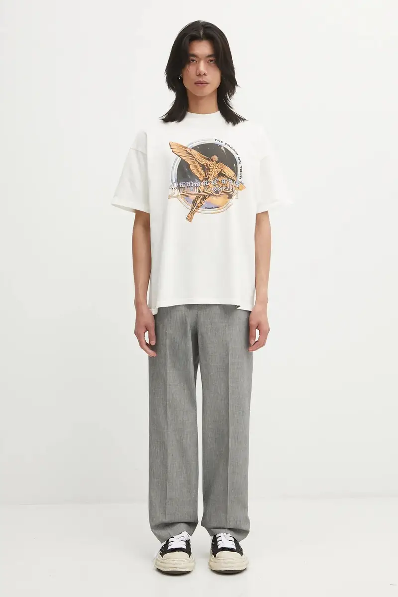 Represent T-shirt Uomo Beige 3816940 miniatura 5