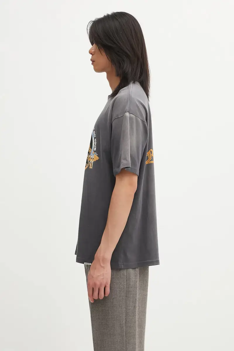 Represent T-shirt Uomo Grigio 3816969 miniatura 2