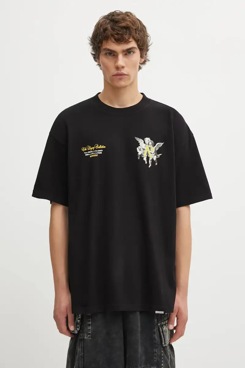 Represent T-shirt Uomo Nero 2584514 miniatura 3