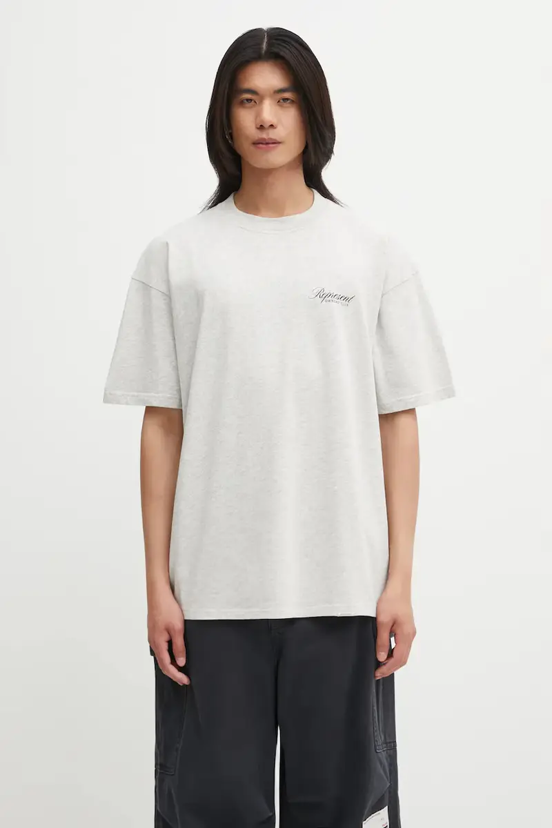 Represent T-shirt Uomo Grigio 2700431 miniatura 3