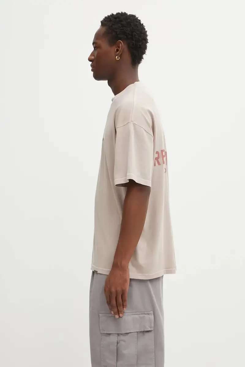 Represent T-shirt Uomo Beige 3484338 miniatura 2