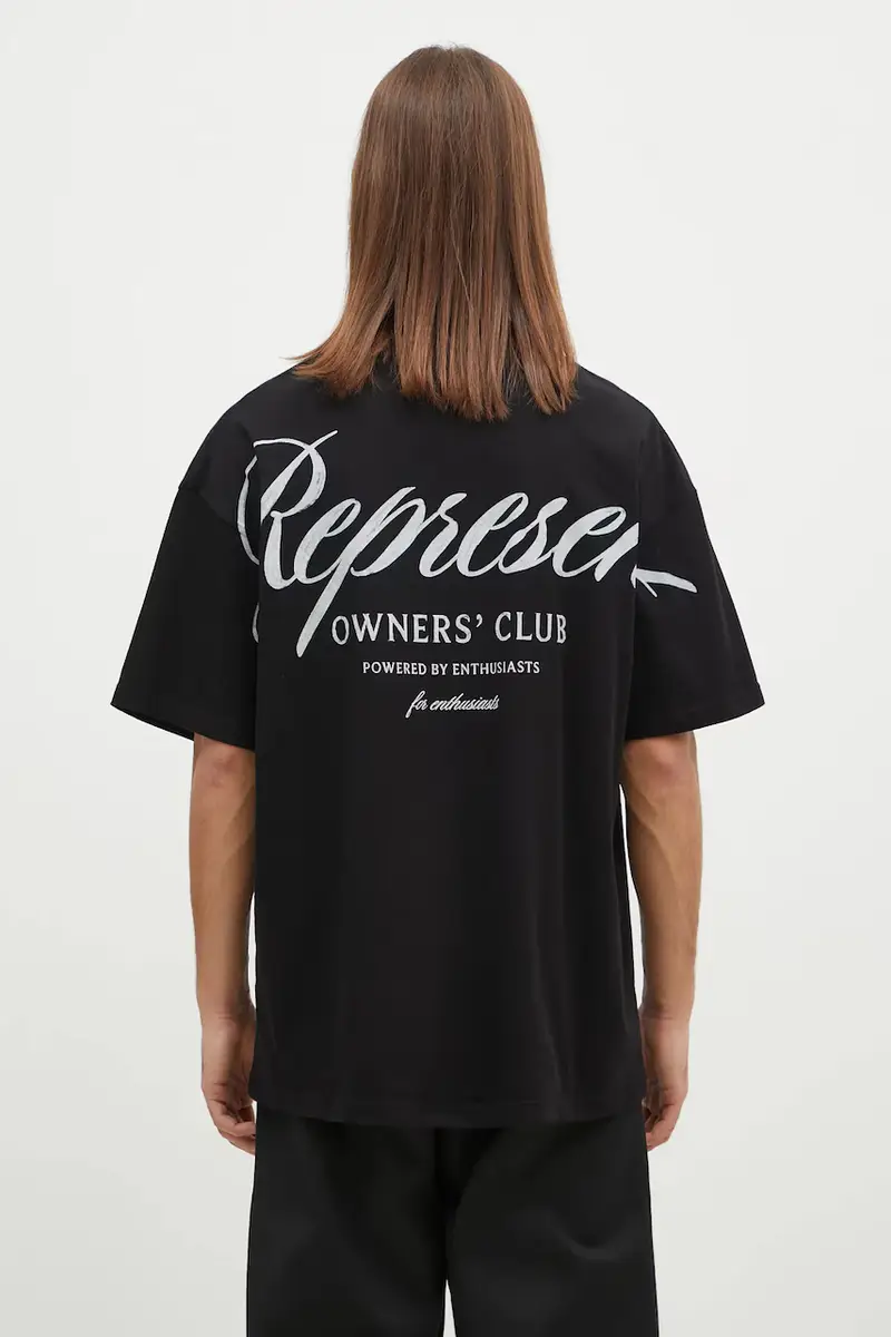 Represent T-shirt Uomo Nero 2809782 miniatura 3