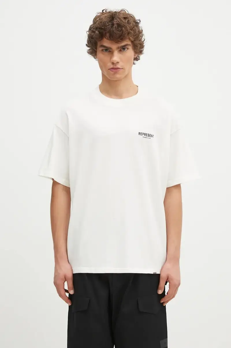 Represent T-shirt Uomo Beige 2241397