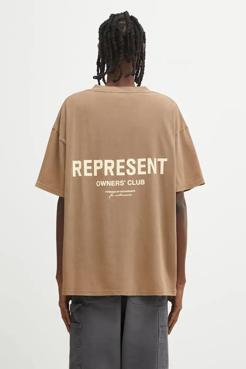 Represent T-shirt Uomo Marrone 3171921