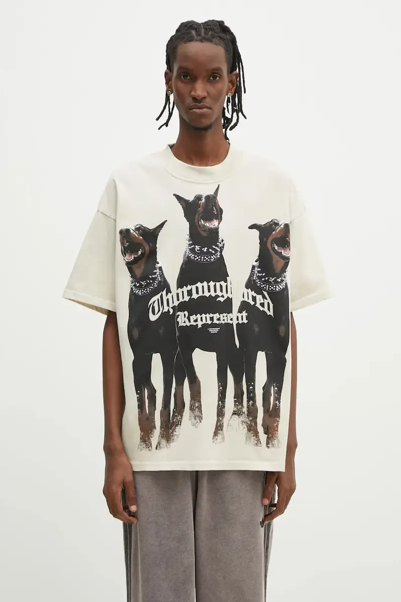 Represent T-shirt Uomo Beige 2808614