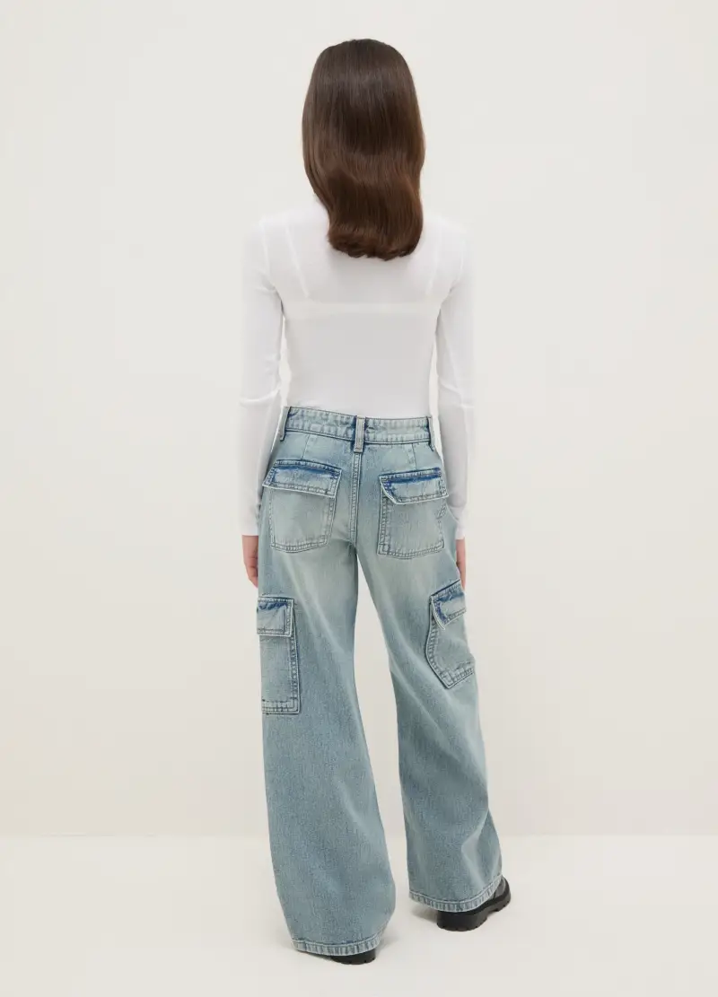 REPUBLIC OF DENIM Jeans Ragazza Blu 4103443 miniatura 2