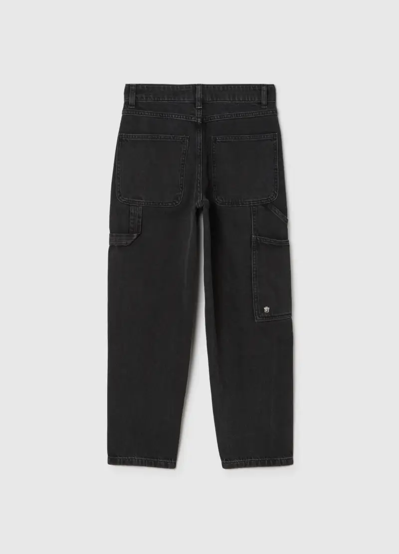 REPUBLIC OF DENIM Jeans Bambino Nero 3047941 miniatura 2