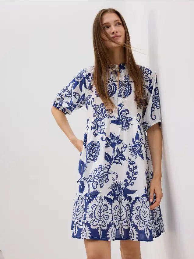 Abito fantasia - indaco