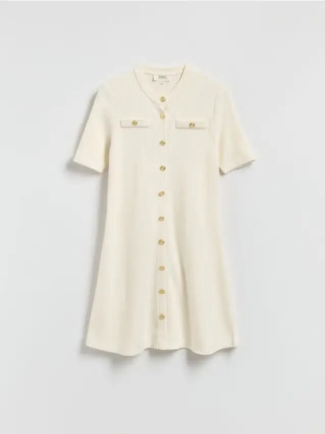 Abito in viscosa - panna