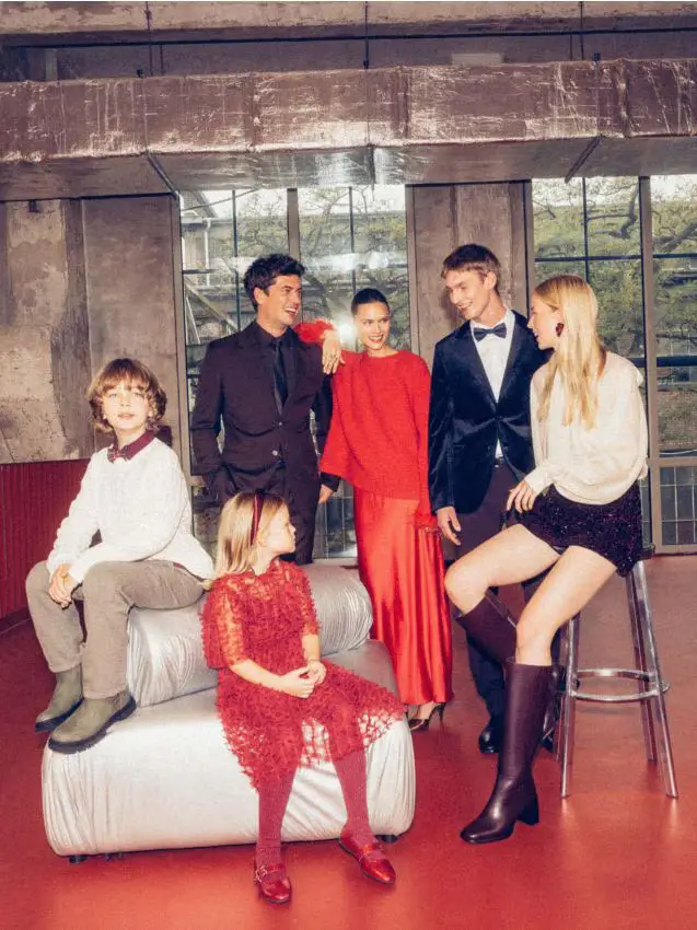 Abito maxi con spalline - rosso