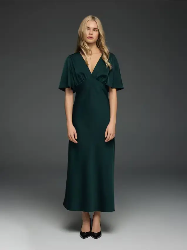 Abito maxi - verde scuro