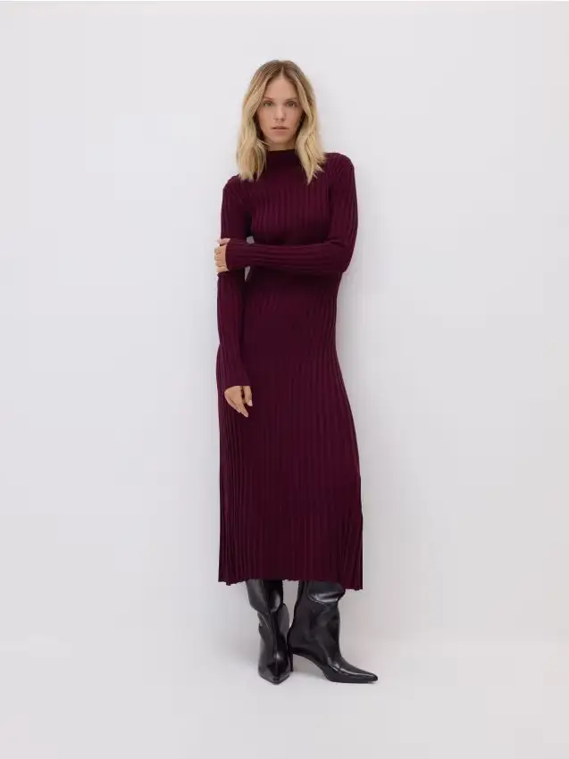 Abito maxi - viola scuro