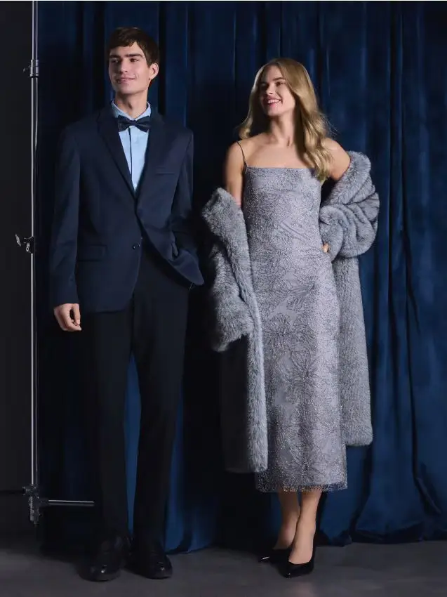 Abito midi con applicazioni - grigio chiaro