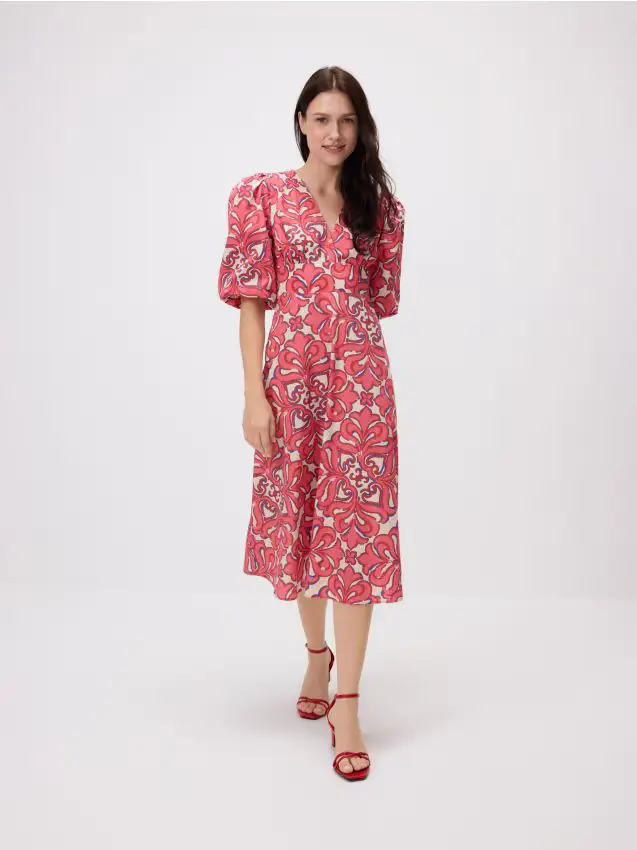 Abito midi - multicolore