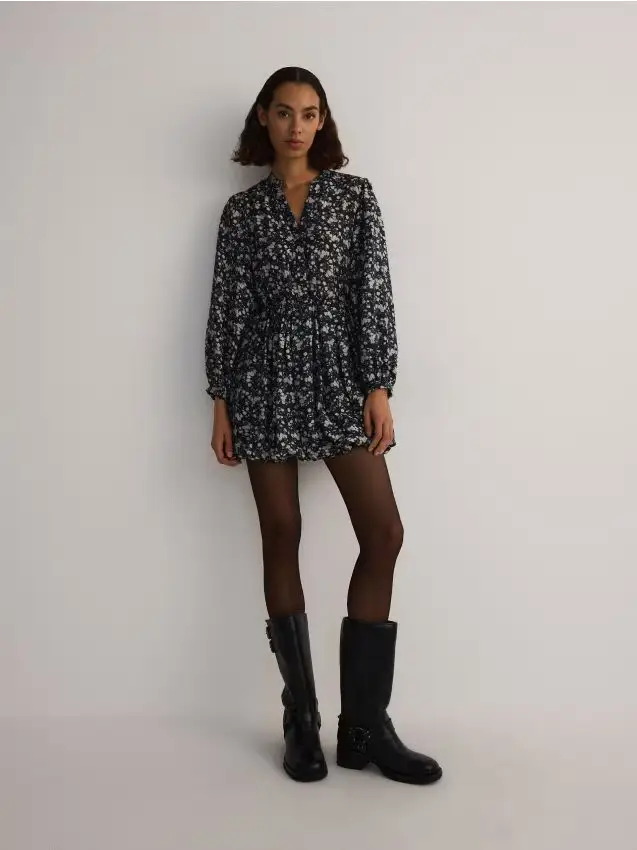 Abito mini in modal - multicolore