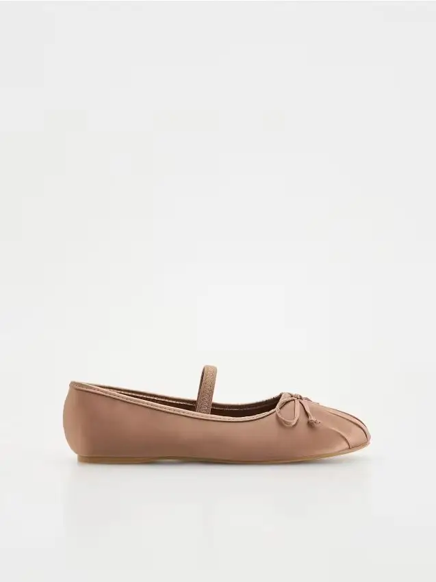 Ballerine con dettaglio a fiocco - malva