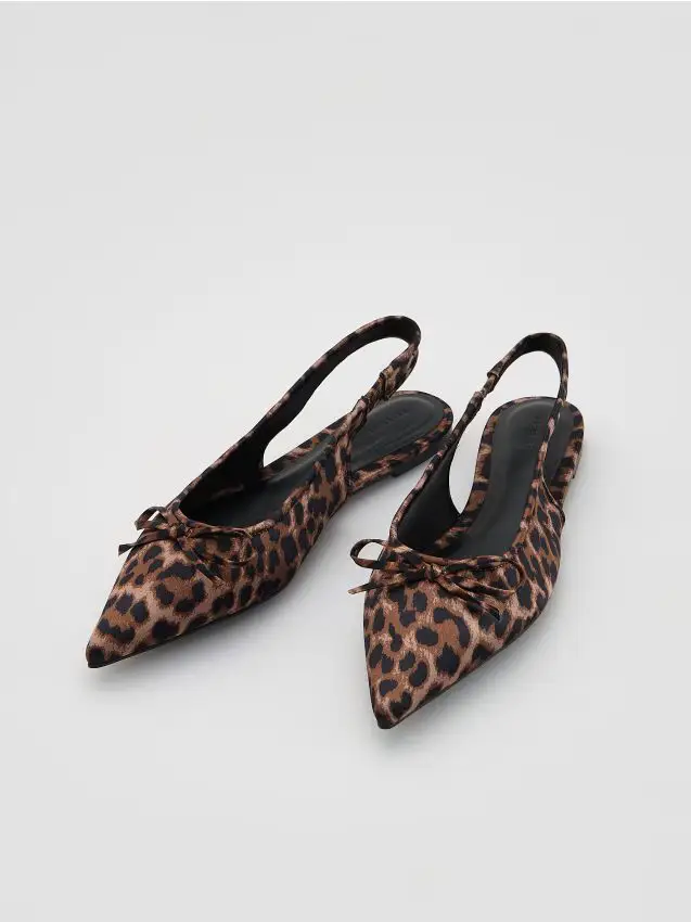Ballerine con stampa animalier - multicolore