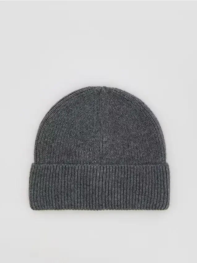 Beanie in misto lana - grigio chiaro