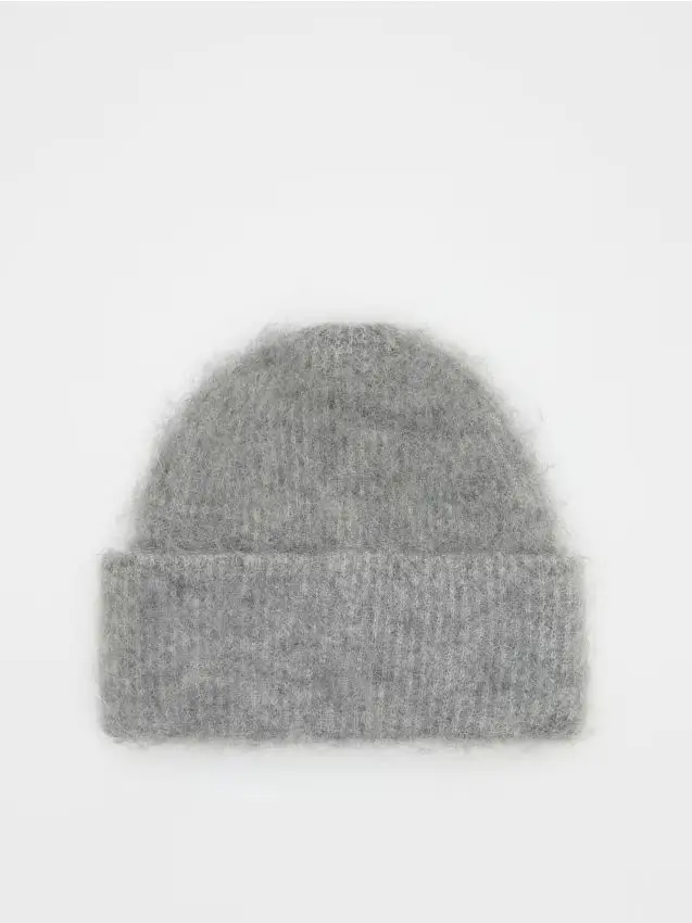 Beanie in misto lana - grigio medio