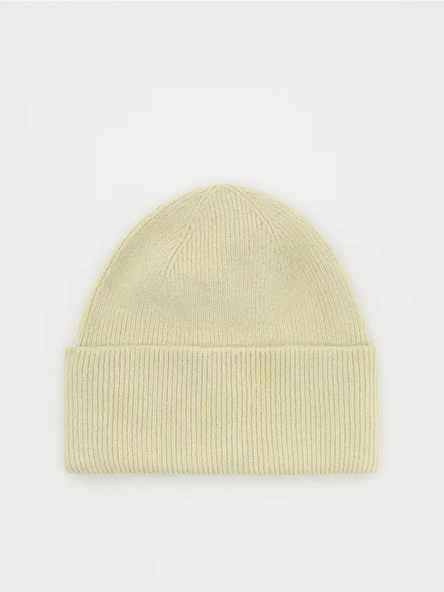 Beanie in misto viscosa - verde chiaro