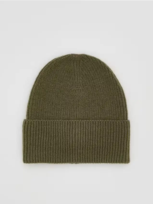 Beanie - verde polveroso