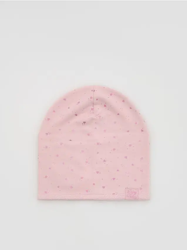 Berretto con cuori - rosa