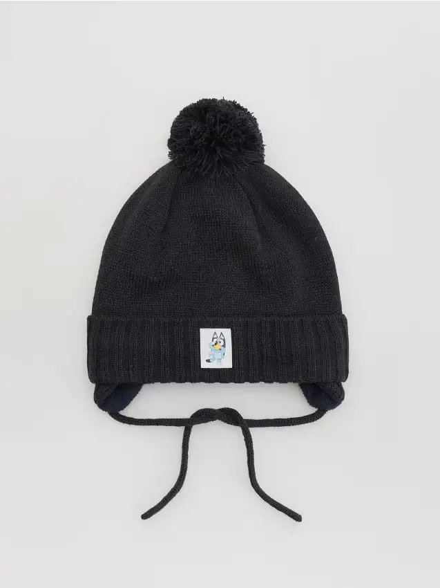 Berretto con pon pon Bluey - blu scuro