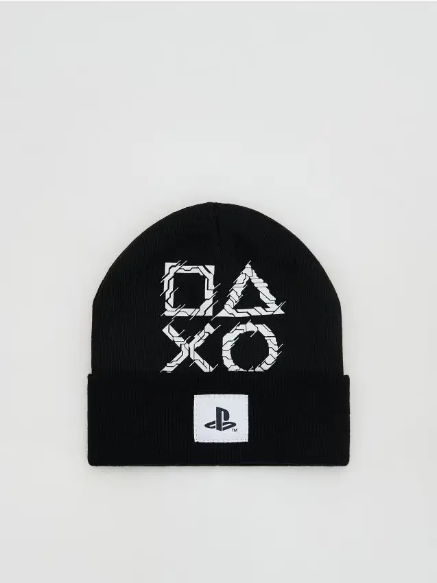 Berretto in jersey Playstation - nero