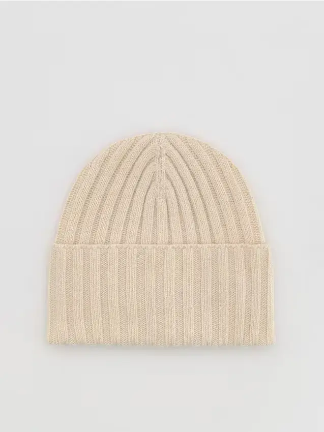 Berretto in misto lana - panna