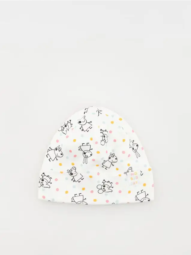 Berretto Peppa Pig - panna
