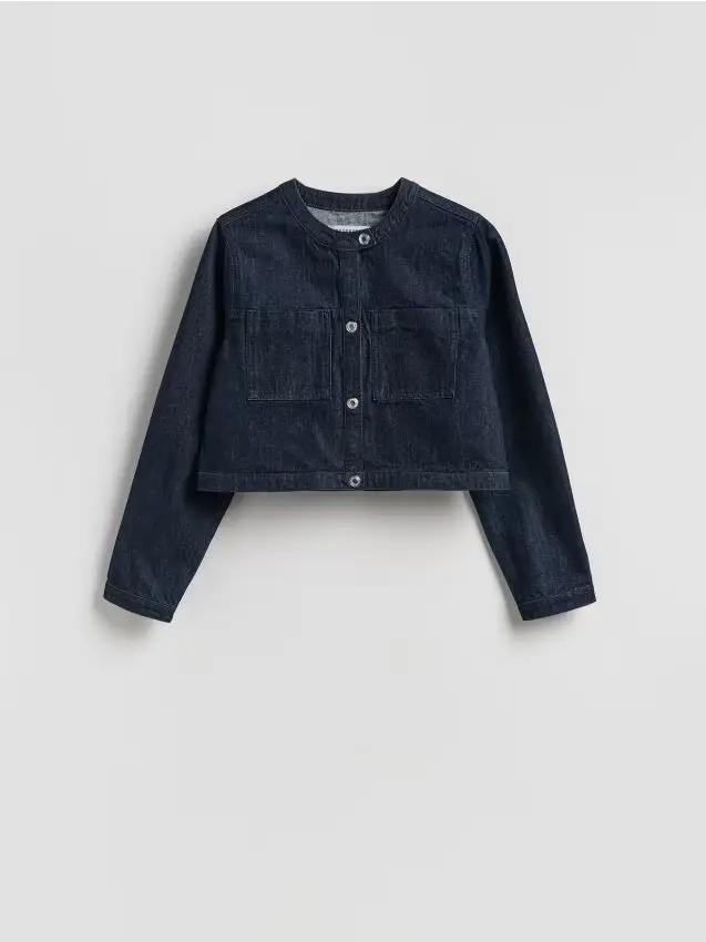 Blazer di jeans - blu scuro