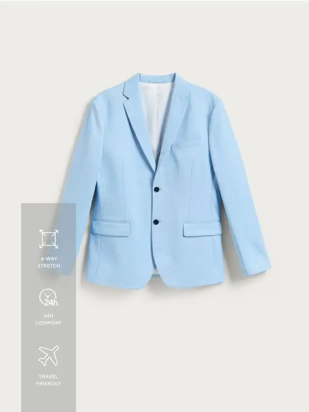 Blazer slim fit - blu