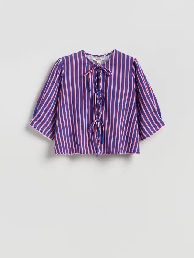 Blusa a righe - multicolore